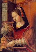 Jan van Hemessen Woman Weighing Gold oil on canvas